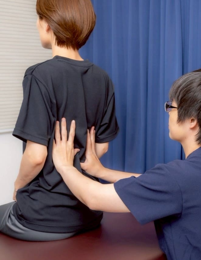 モルフォセラピーの施術風景